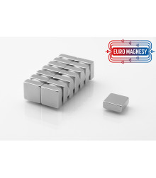 Neodymium block magnet  12,5x12,5x5 thick N38