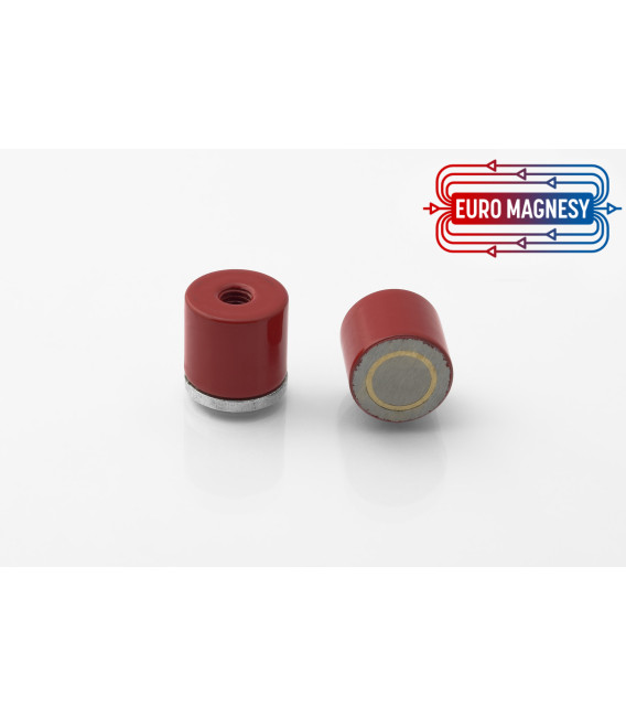 AlNiCo Pot magnet with internal thread 17,5x15,8xM6
