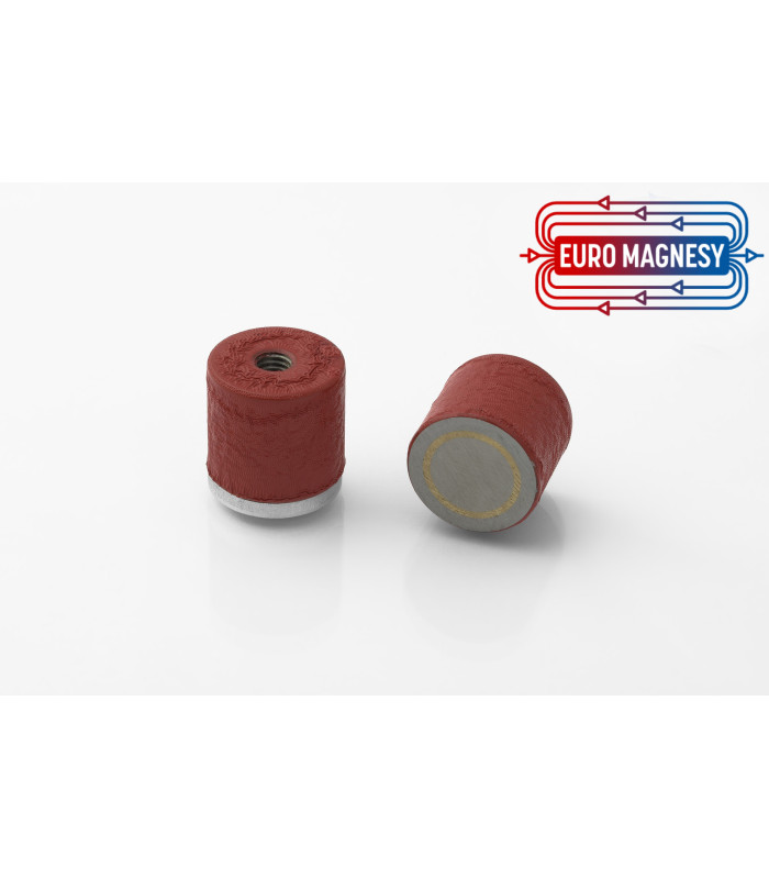 AlNiCo Pot magnet with internal thread 20,6x19xM6