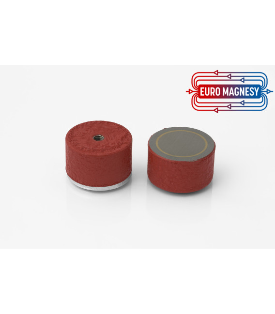 AlNiCo Pot magnet with internal thread 35x20xM6