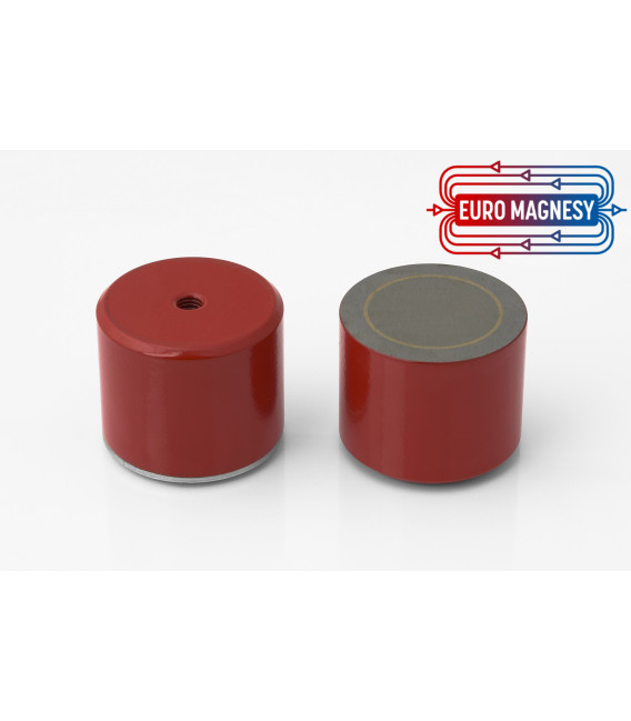 AlNiCo Pot magnet with internal thread 50x40xM8