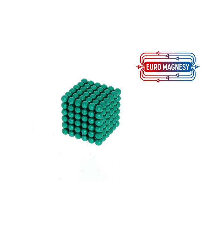 Neocube kulki magnetyczne sr.5 mm N38 zielone - Kuleczki magnetyczne