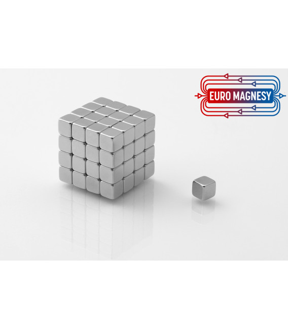 Neodymium block magnet 3x3x3 thick N38