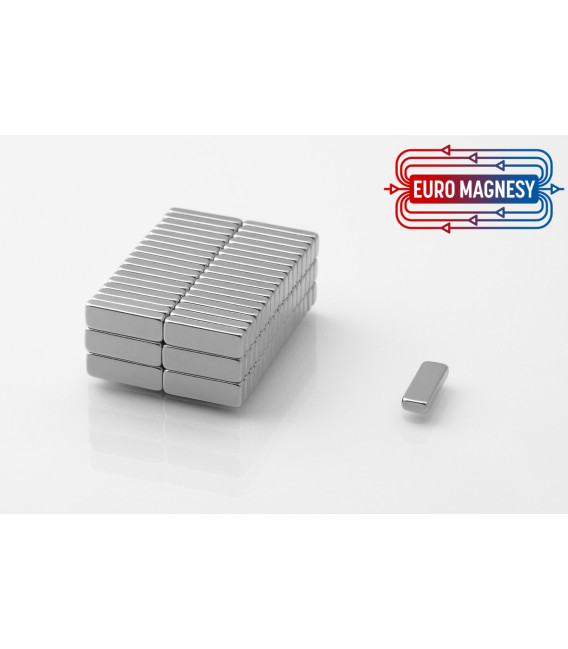 Neodymium block magnet 10x2x1 thick N38